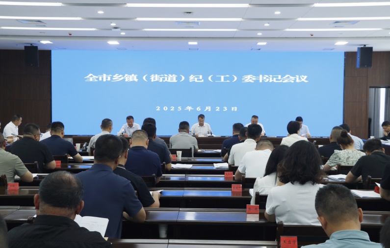 市纪委监委召开全市乡镇（街道）纪（工）委书记会议
